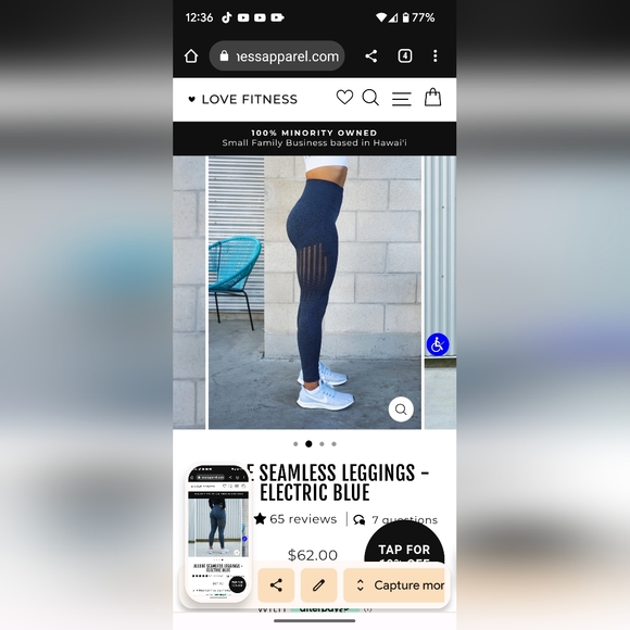 Love fitness apparel allure seamless leggings - Picture 4 of 6